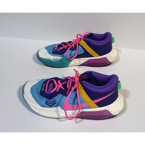 Nike Air Zoom Crossover GS Kids Basketball Shoes Baltic Blue/Pink Size 4.5Y
